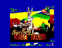 Bugs Bunny in Double Trouble SMS Title screen