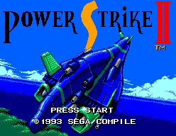 Power Strike II title screen
