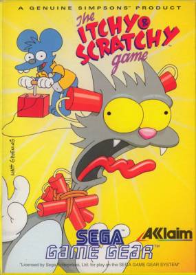 Itchy and Scratchy Game -  EU -  Front
