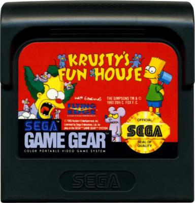 Krustys Fun House -  US -  Cartridge