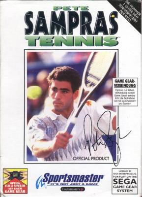 Pete Sampras Tennis -  DE -  Front