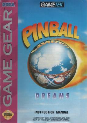 Pinball Dreams -  US -  Manual