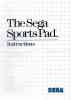 Sega Sports Pad -  US -  Manual -  Color