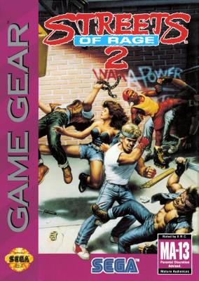 Streets Of Rage 2 Game Gear Controls
