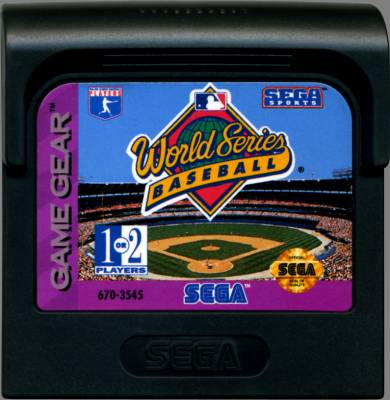 World Series Baseball -  US -  Cartridge