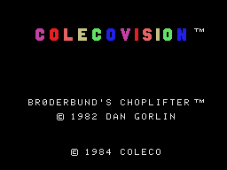 [Hack] News ColecoVision to SG-1000/Master System (CV2SG) Choplifter_col2sg_hack_01_621