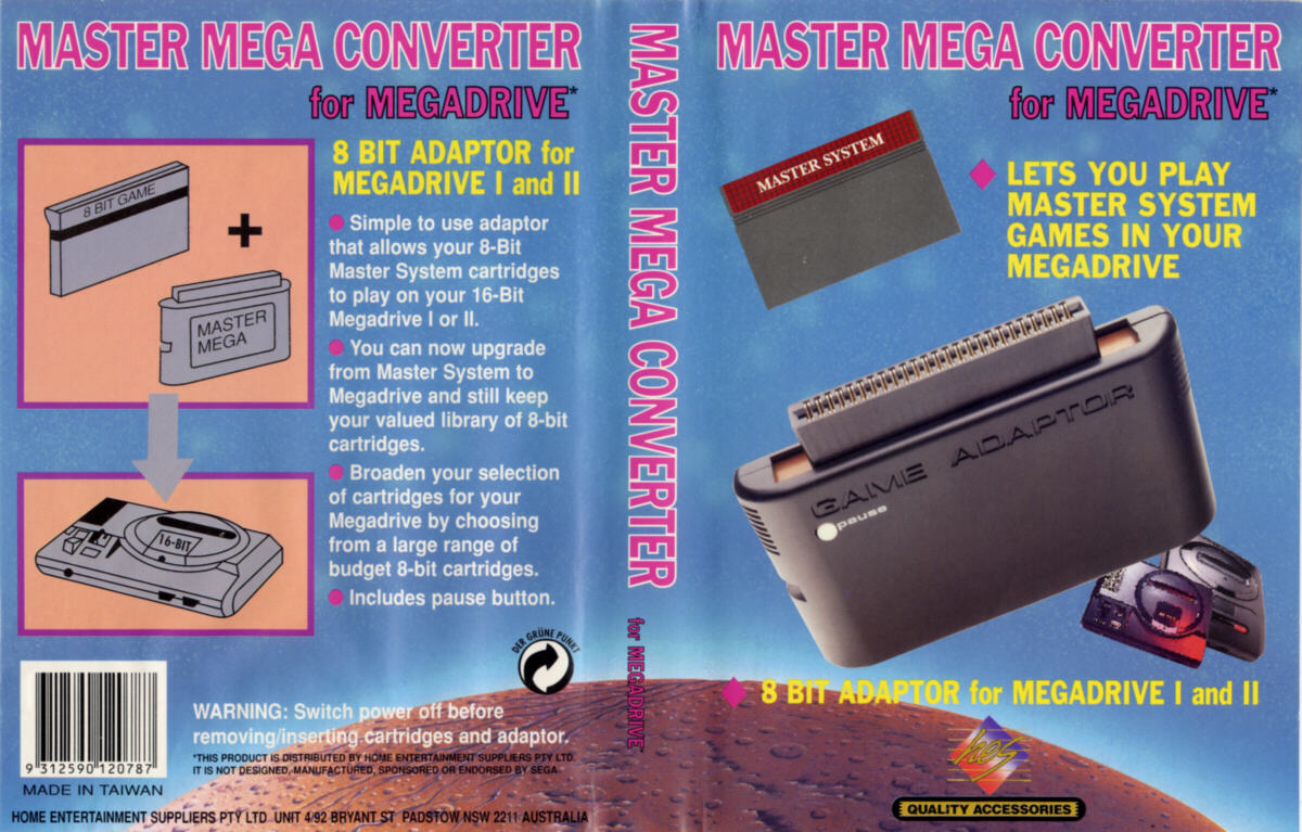 Мастер конвертер. Sega Mega Drive model 1 Master System convetror Mega Adaptor. Budget bites.