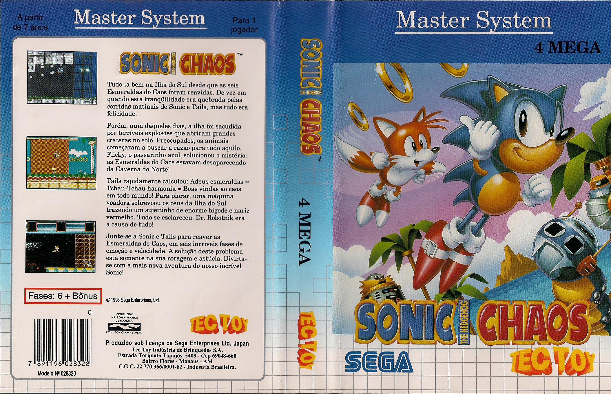 Sonic Chaos - Games - SMS Power!